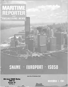 Maritime Reporter cover, November 1981
