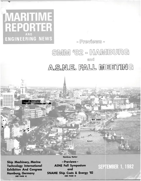 Cover of Maritime Reporter, September 1982