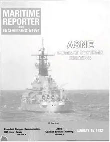 Maritime Reporter cover, January 15, 1983