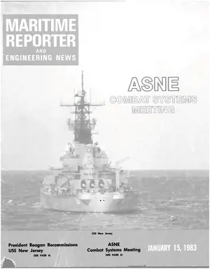 Maritime Reporter cover, January 15, 1983