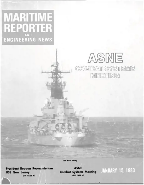 Cover of Maritime Reporter, January 15, 1983