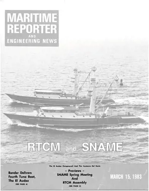 Maritime Reporter cover, March 15, 1983