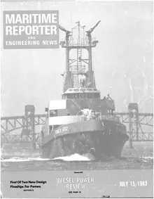 Maritime Reporter cover, July 15, 1983