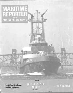 Maritime Reporter cover, July 15, 1983