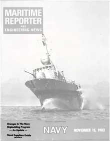 Maritime Reporter cover, November 15, 1983