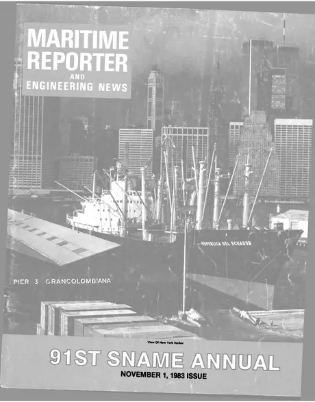 Cover of Maritime Reporter, November 1983