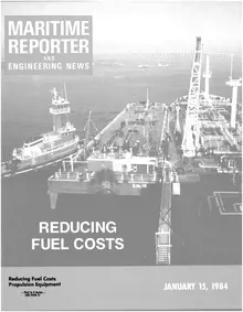 Maritime Reporter cover, January 15, 1984