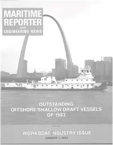 Maritime Reporter cover, January 1984