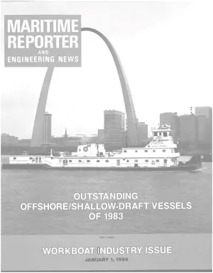Maritime Reporter cover, January 1984
