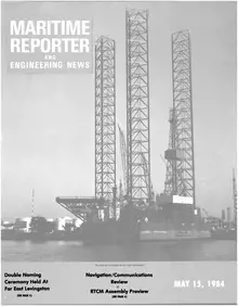 Maritime Reporter cover, May 15, 1984