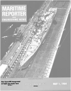 Maritime Reporter cover, May 1984