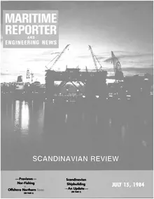 Maritime Reporter cover, July 15, 1984