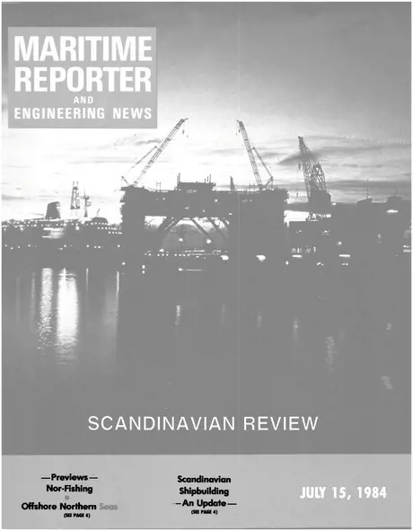 Cover of Maritime Reporter, July 15, 1984