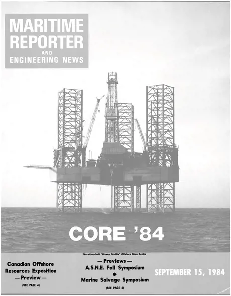 Cover of Maritime Reporter, September 15, 1984