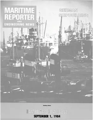 Maritime Reporter cover, September 1984