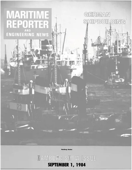 Cover of Maritime Reporter, September 1984