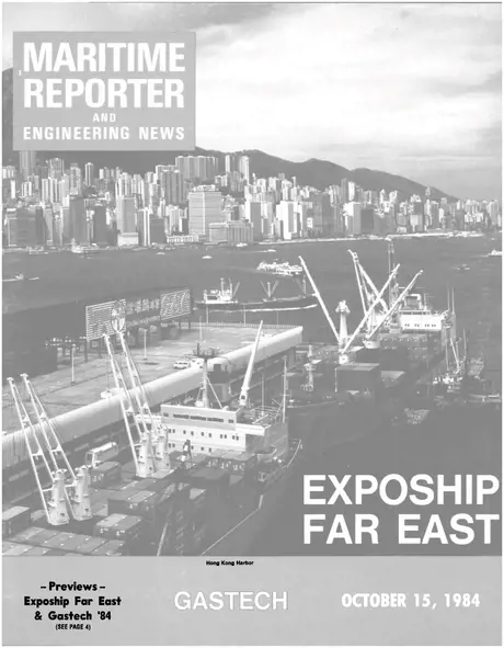 Cover of Maritime Reporter, October 15, 1984