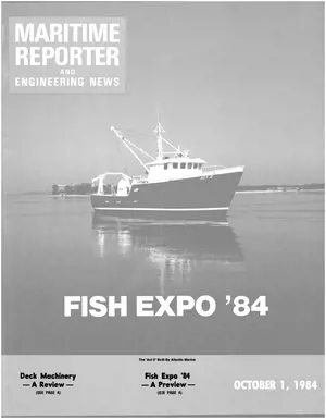 Maritime Reporter cover, October 1984