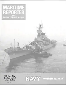 Maritime Reporter cover, November 15, 1984