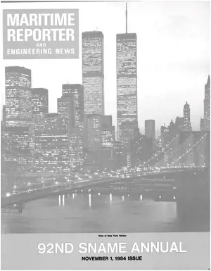 Maritime Reporter cover, November 1984