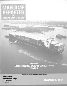 Maritime Reporter cover, December 1984