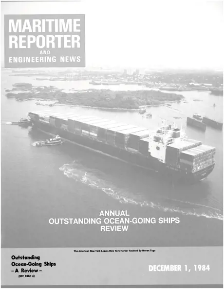 Cover of Maritime Reporter, December 1984
