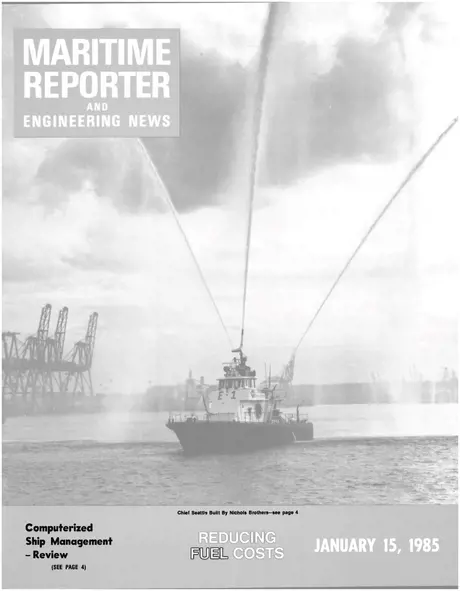 Cover of Maritime Reporter, January 15, 1985