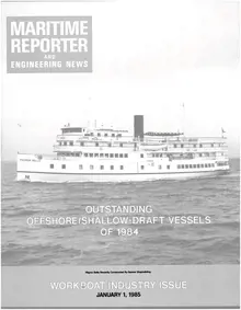 Maritime Reporter cover, January 1985