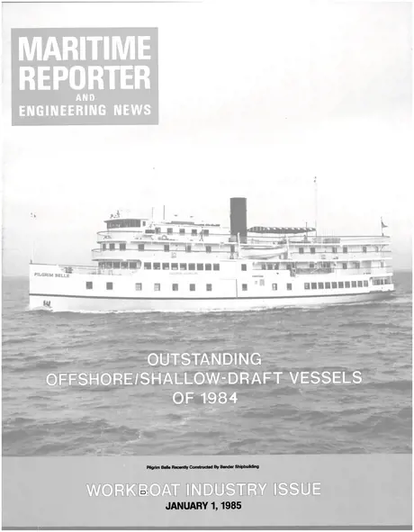 Cover of Maritime Reporter, January 1985