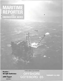 Maritime Reporter cover, February 15, 1985