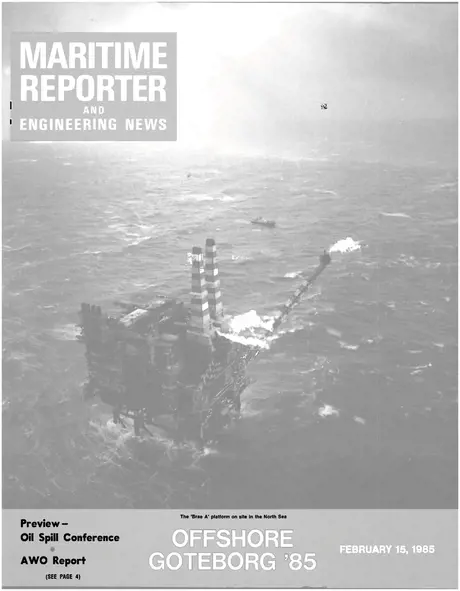 Cover of Maritime Reporter, February 15, 1985