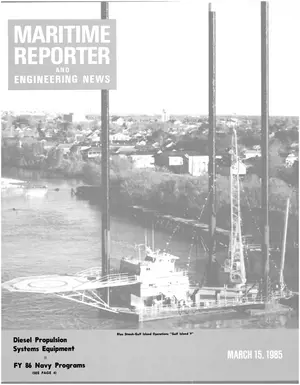 Maritime Reporter cover, March 15, 1985