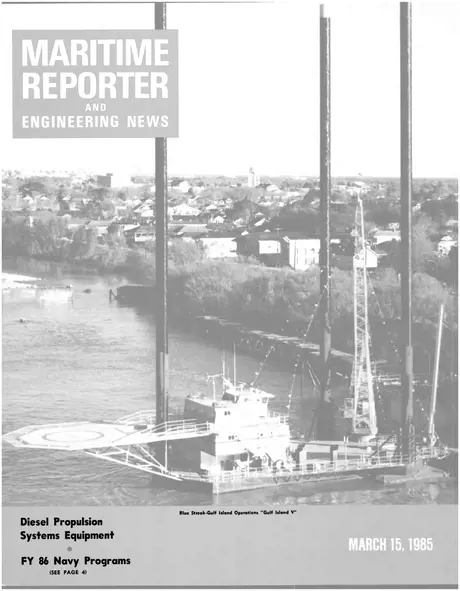 Cover of Maritime Reporter, March 15, 1985