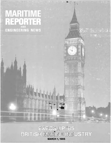 Cover of Maritime Reporter, March 1985