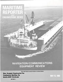 Maritime Reporter cover, May 15, 1985