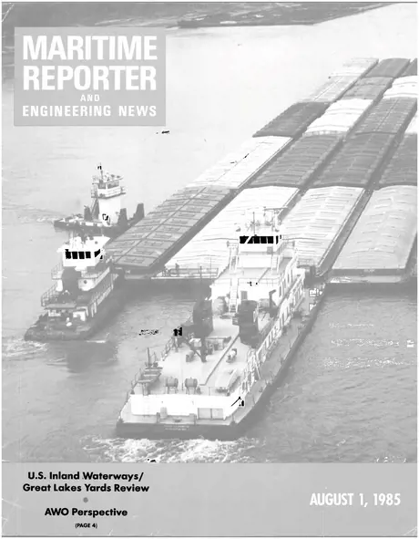 Cover of Maritime Reporter, August 1985