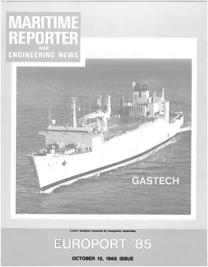 Maritime Reporter cover, October 15, 1985