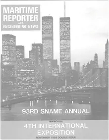 Maritime Reporter cover, November 1985