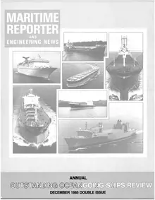 Maritime Reporter cover, December 1985