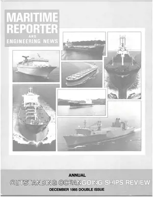 Maritime Reporter cover, December 1985