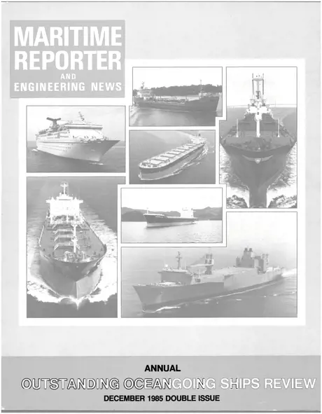 Cover of Maritime Reporter, December 1985