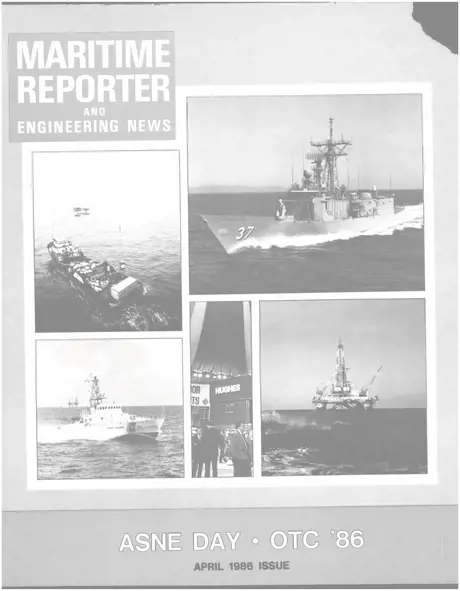 Cover of Maritime Reporter, April 1986