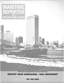 Maritime Reporter cover, May 1986
