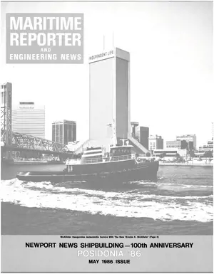 Maritime Reporter cover, May 1986
