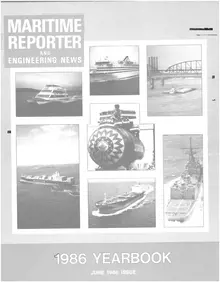 Maritime Reporter cover, June 1986