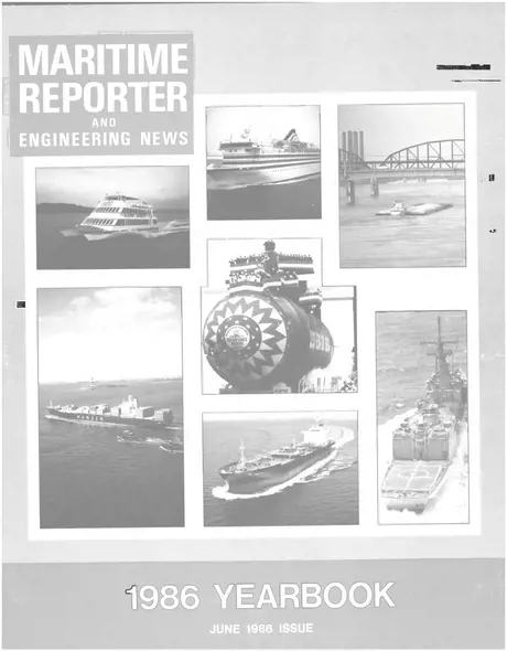 Cover of Maritime Reporter, June 1986