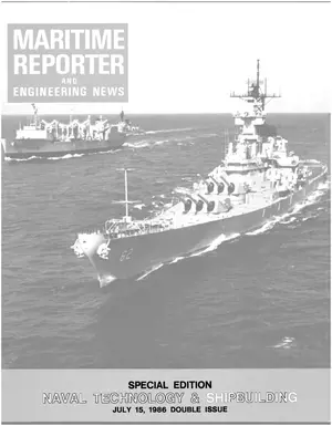 Maritime Reporter cover, July 15, 1986