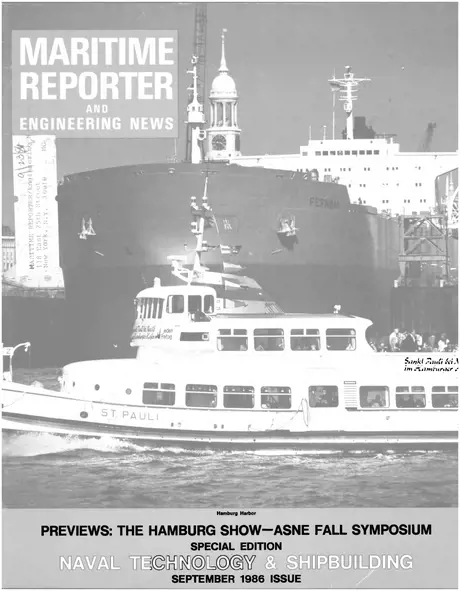 Cover of Maritime Reporter, September 1986