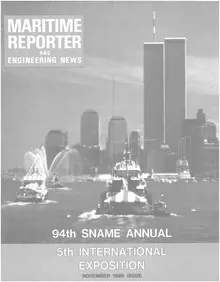 Maritime Reporter cover, November 1986