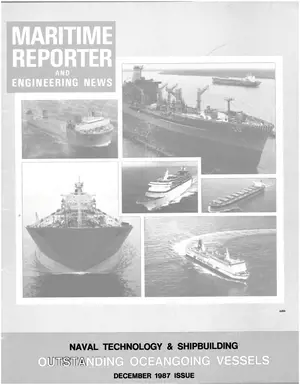 Maritime Reporter cover, December 1987
